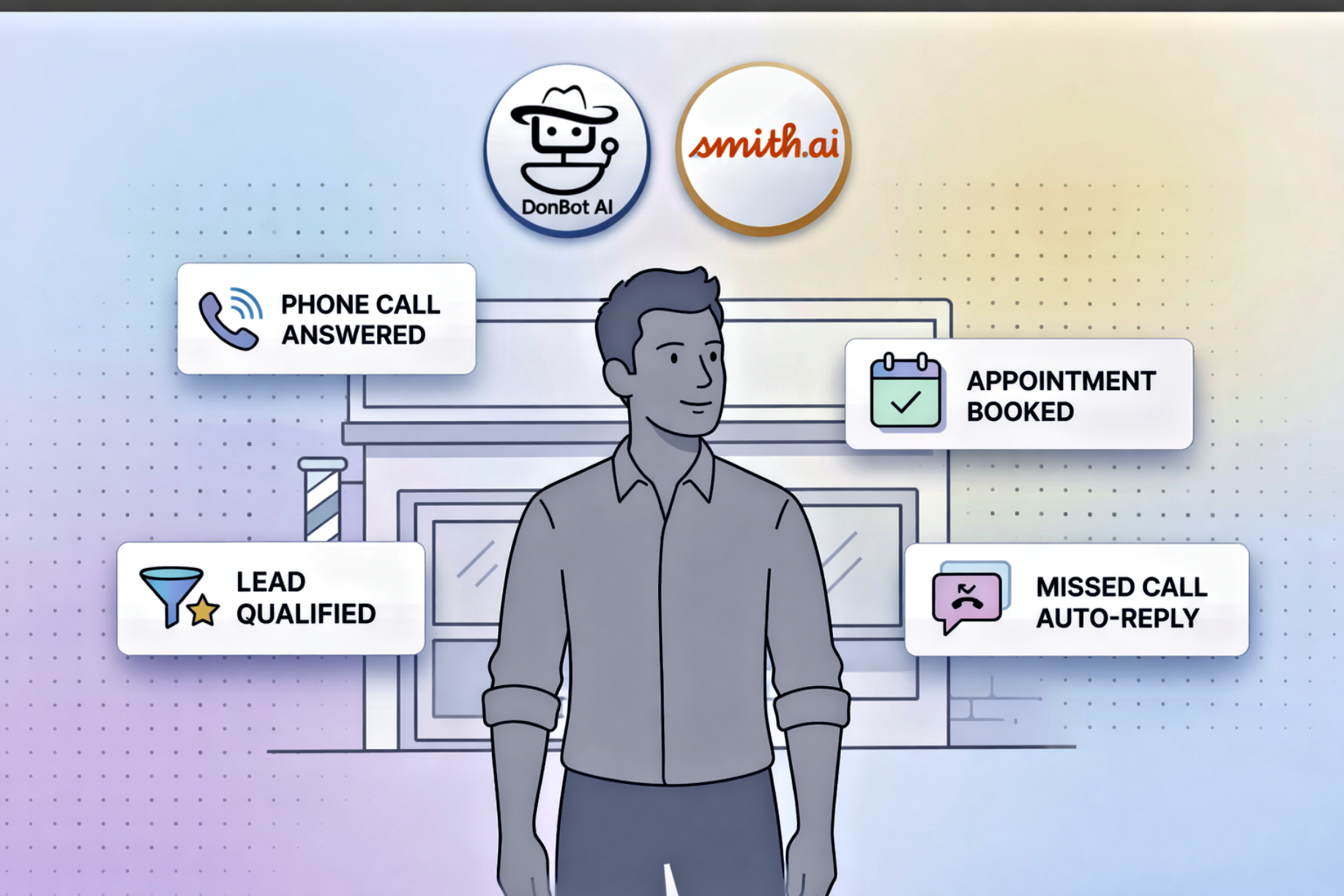 DonBot AI vs. Smith.ai: La comparación honesta que los dueños de pequeños negocios realmente necesitan (2026)